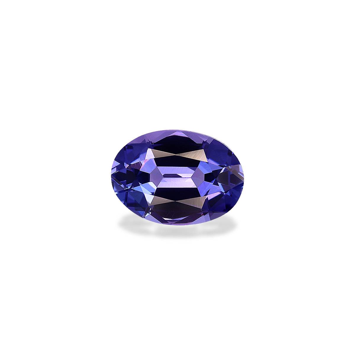 AA violet blue tanzanite, 2.57ct oval cut — main view