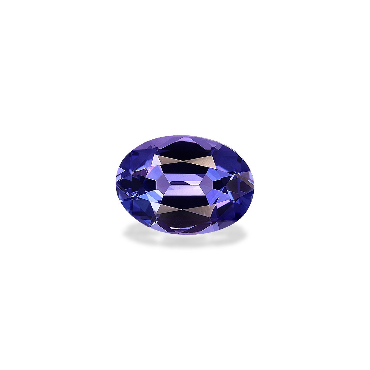AA violet blue tanzanite, 2.57ct oval cut — main view