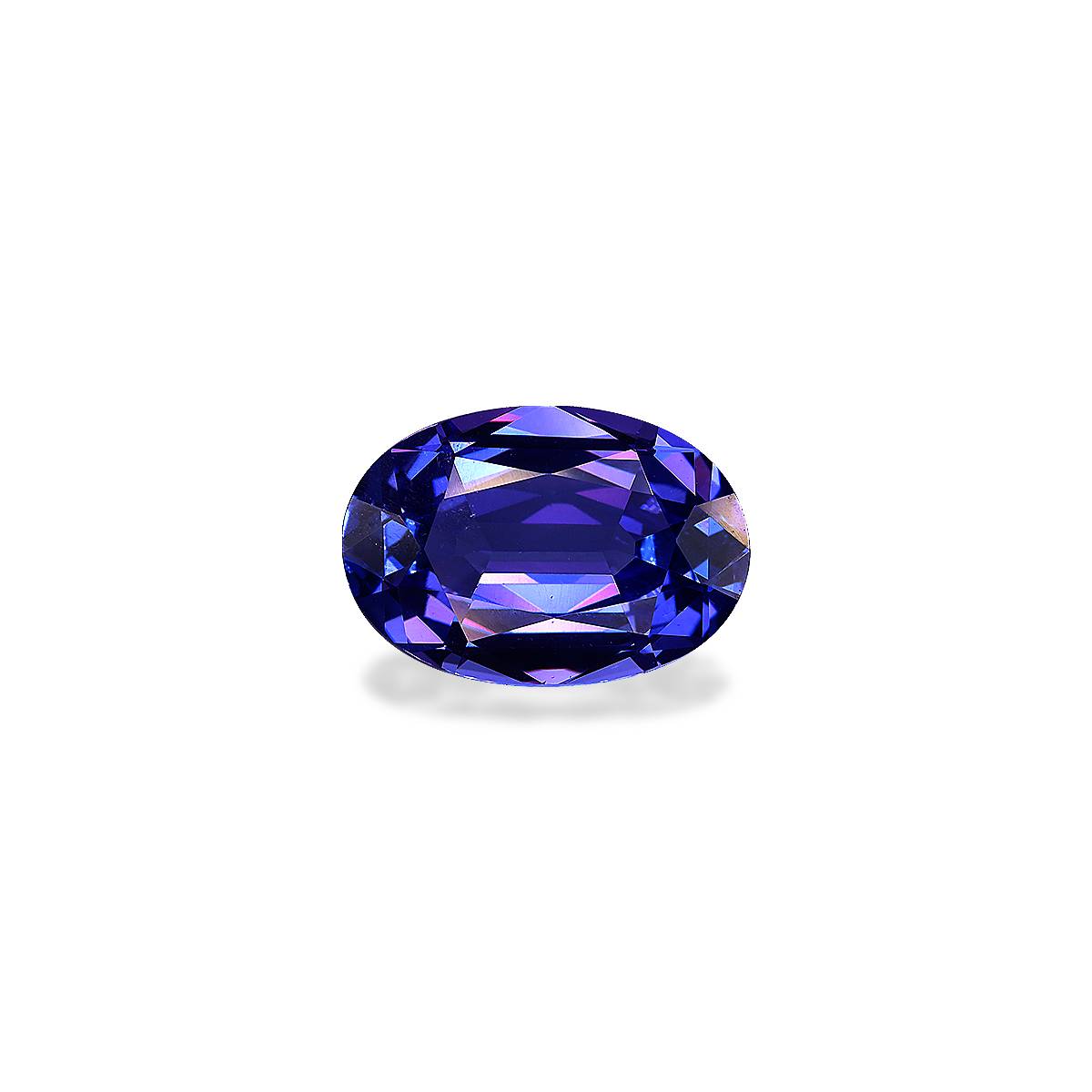 AA violet blue tanzanite, 4.26ct oval cut — main view