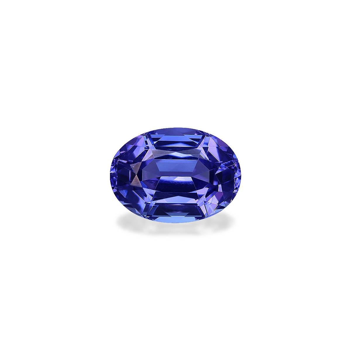 AA violet blue tanzanite, 4.45ct oval cut — main view