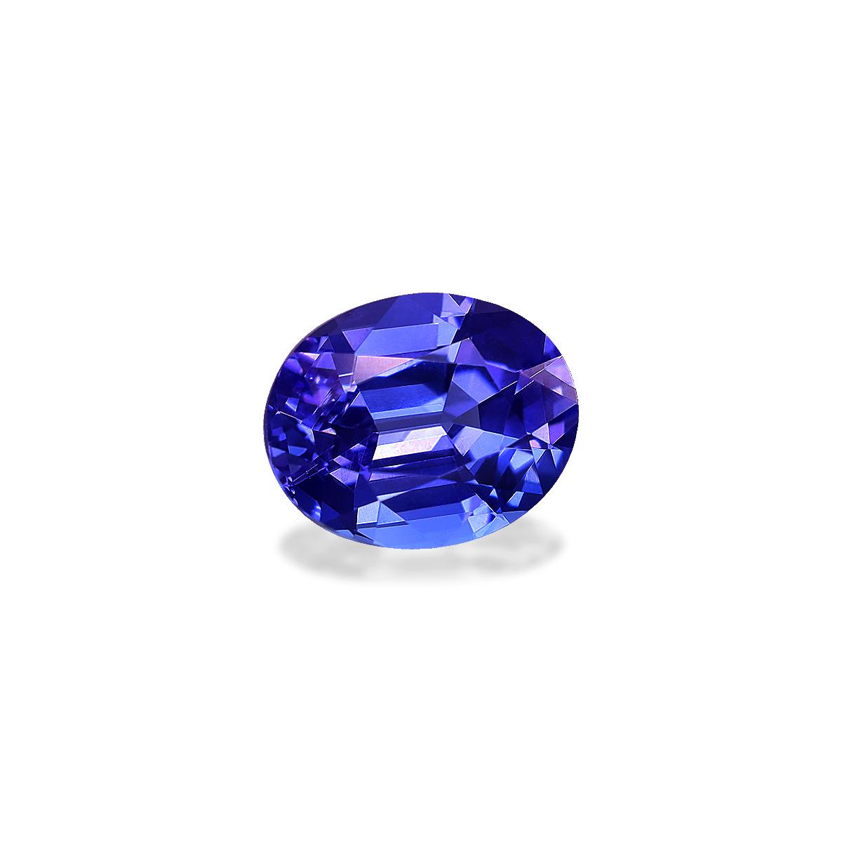 AA violet blue tanzanite, 2.94ct oval cut — view 3