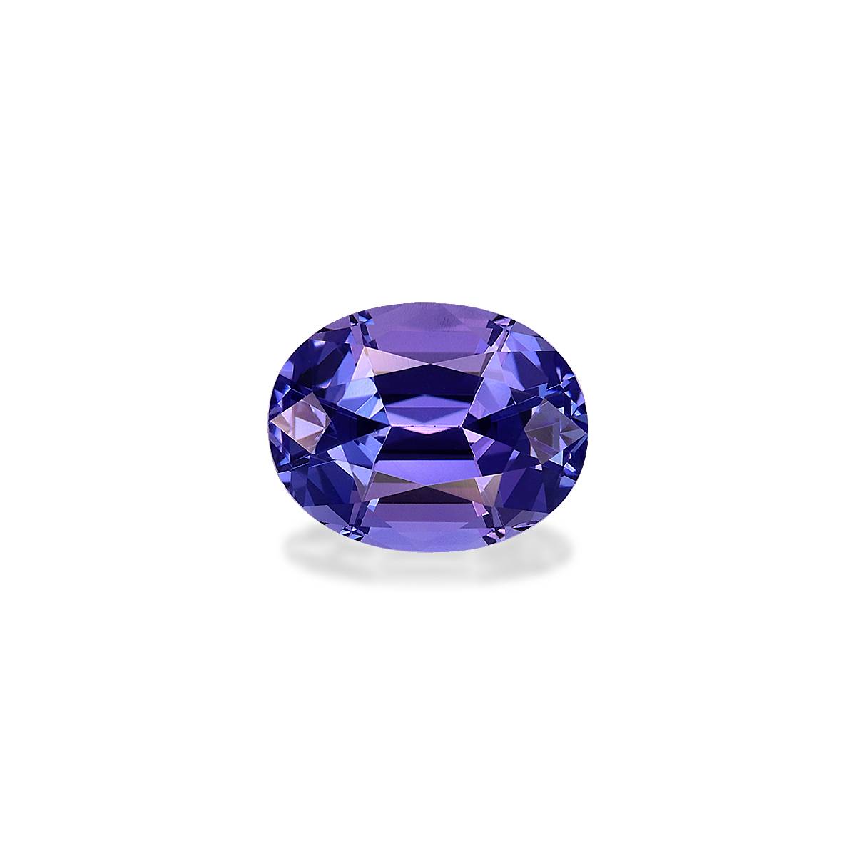 AA violet blue tanzanite, 2.39ct oval cut — main view