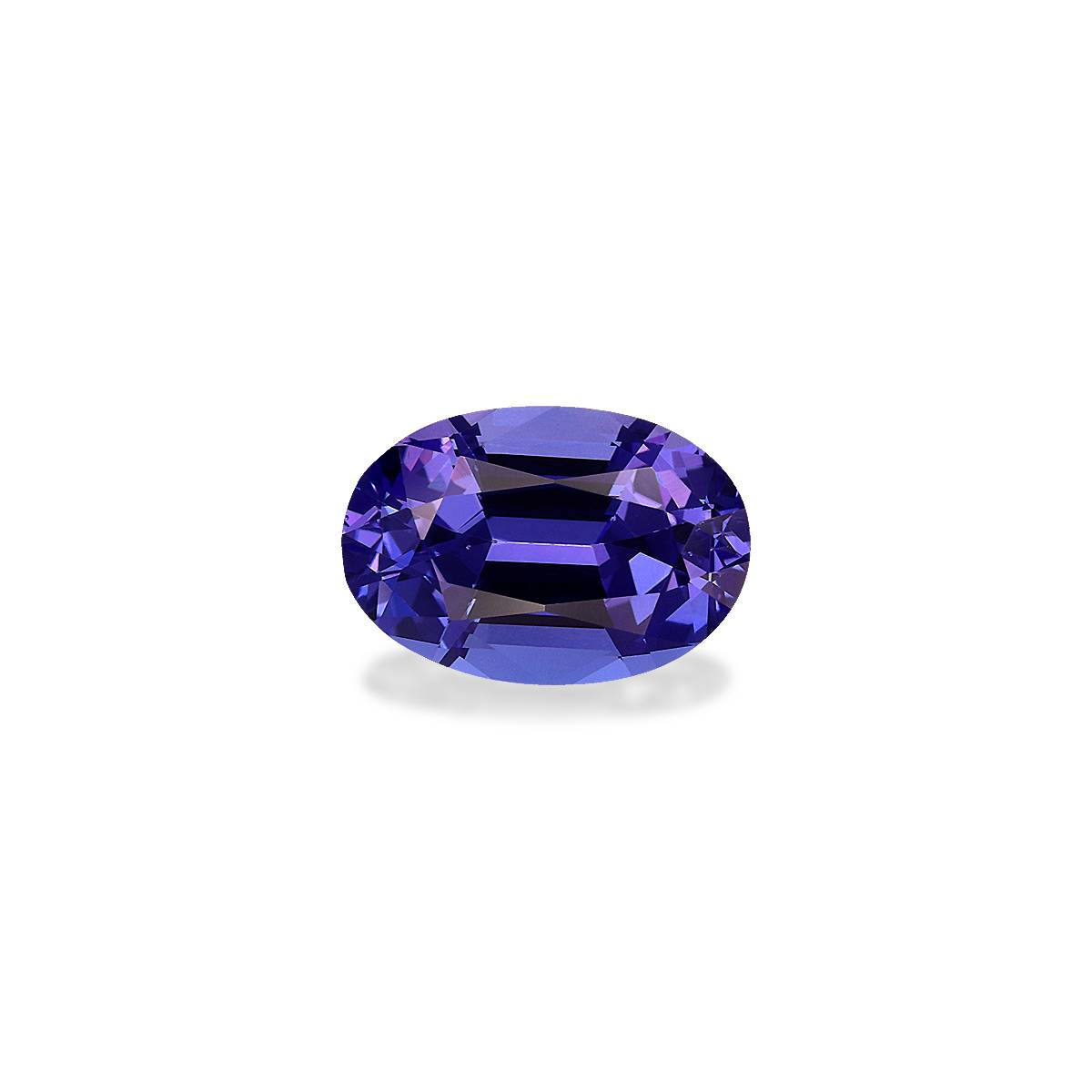AA violet blue tanzanite, 2.52ct oval cut — main view