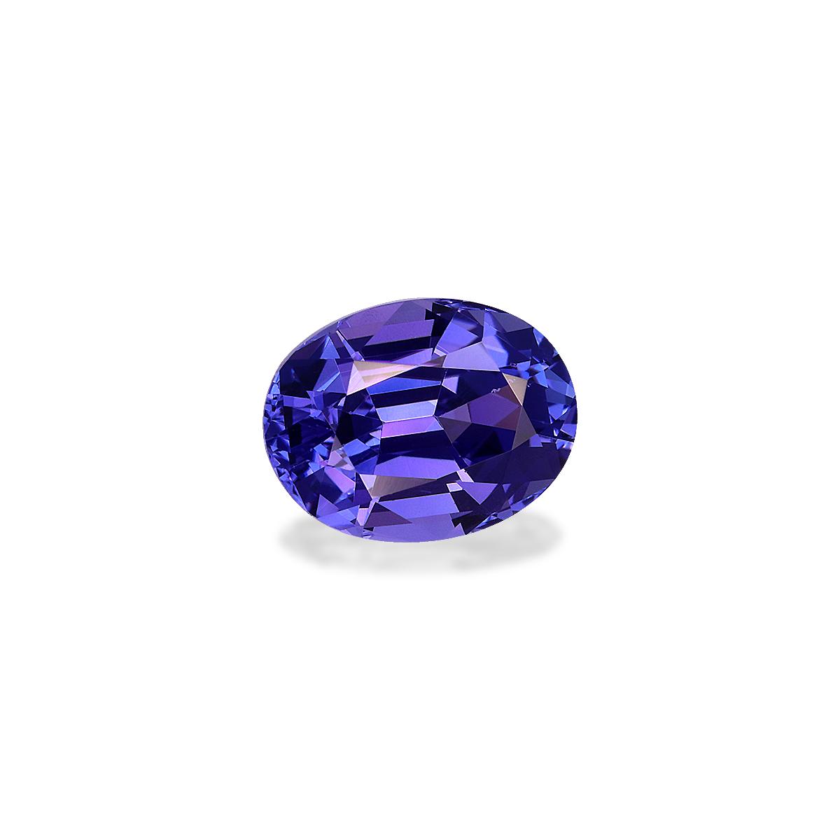 AA violet blue tanzanite, 2.63ct oval cut — view 3