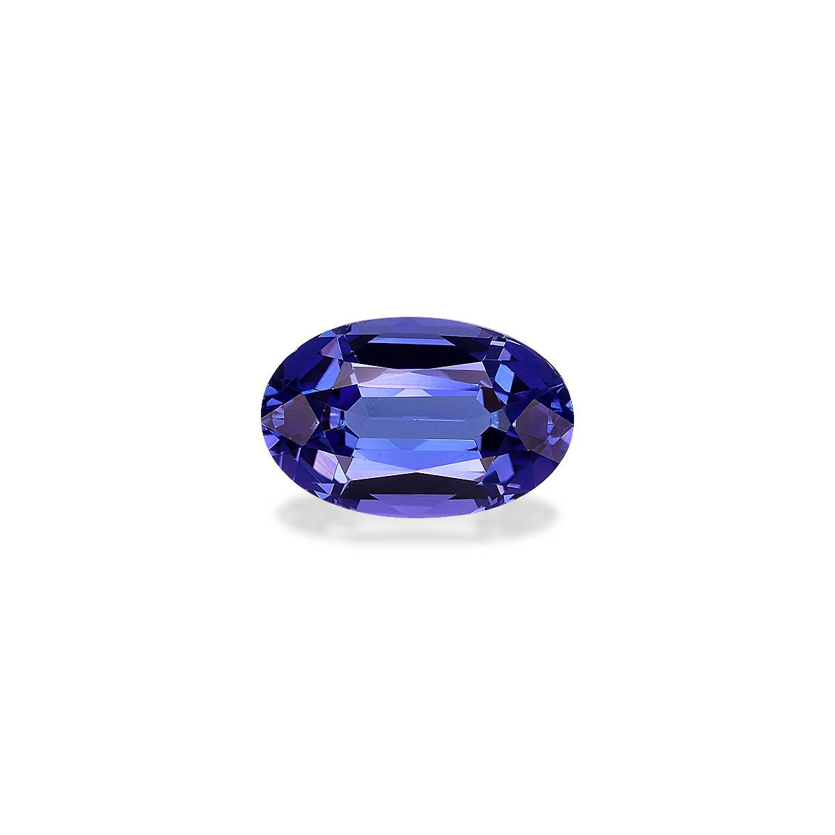 AA violet blue tanzanite, 3.45ct oval cut — main view