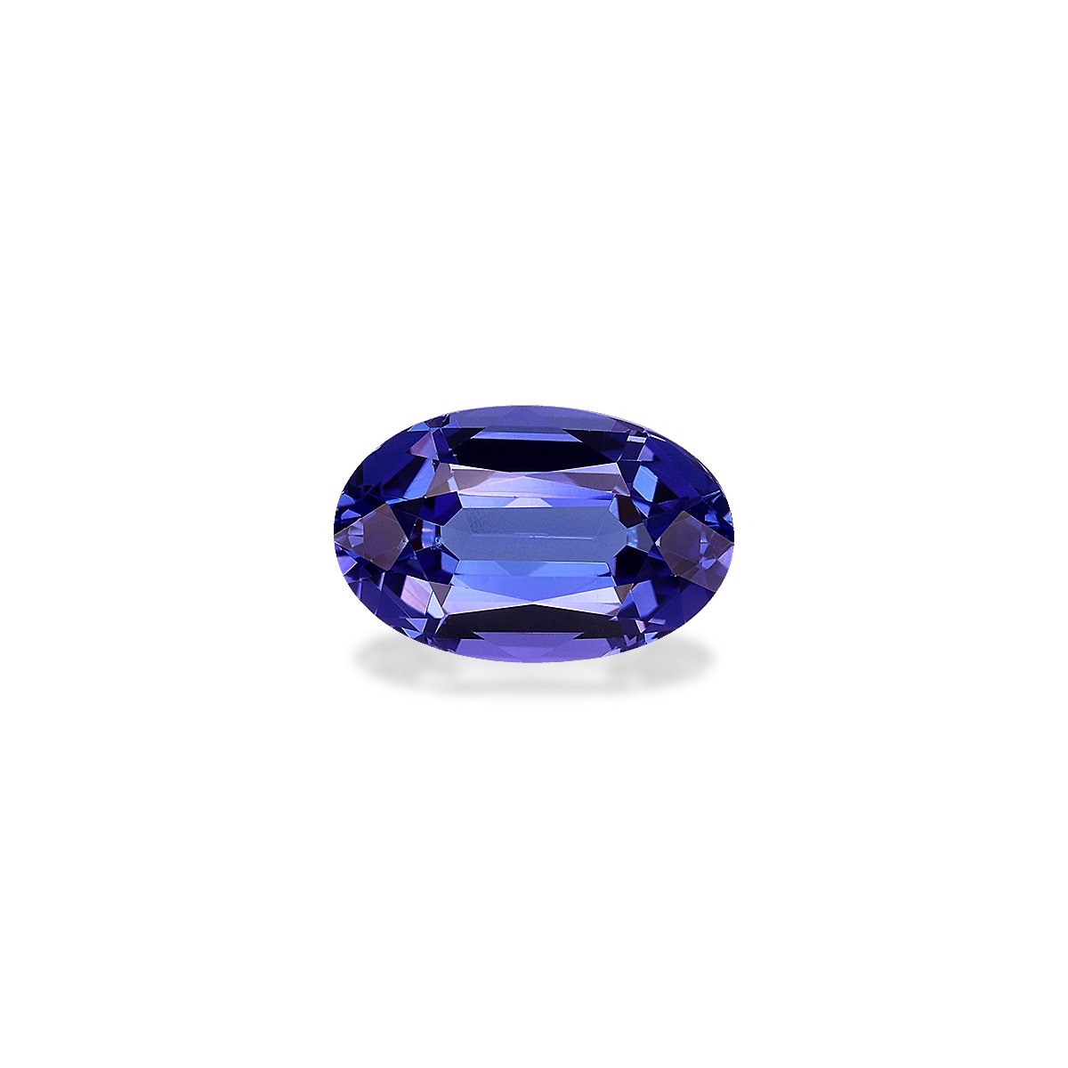 AA violet blue tanzanite, 3.45ct oval cut — main view