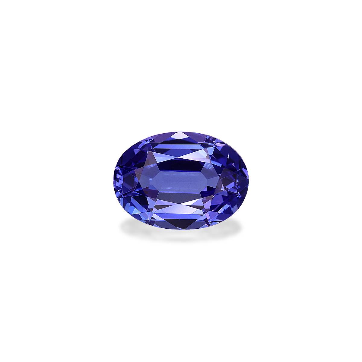 AA violet blue tanzanite, 3.25ct oval cut — main view