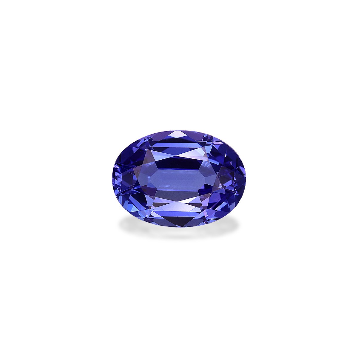 AA violet blue tanzanite, 3.25ct oval cut — main view