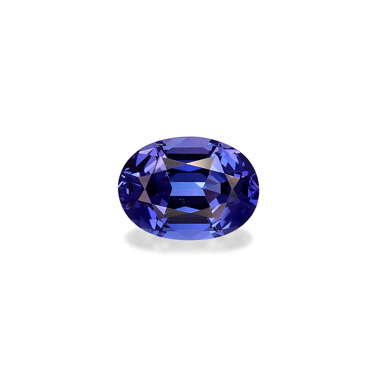 AAA+ violet blue tanzanite, 2.87ct oval cut — main view