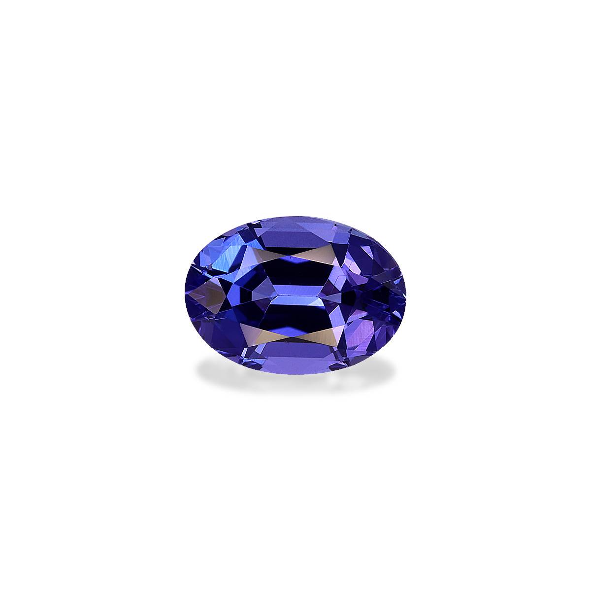 AA violet blue tanzanite, 3.02ct oval cut — main view