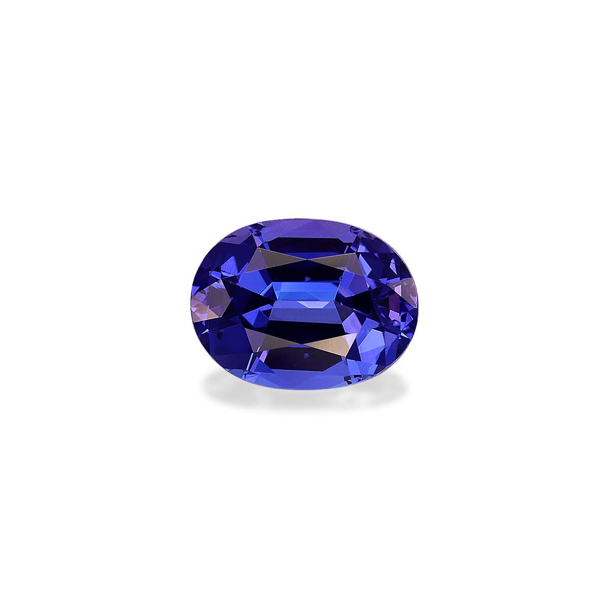 AAA+ violet blue tanzanite, 2.11ct oval cut — main view