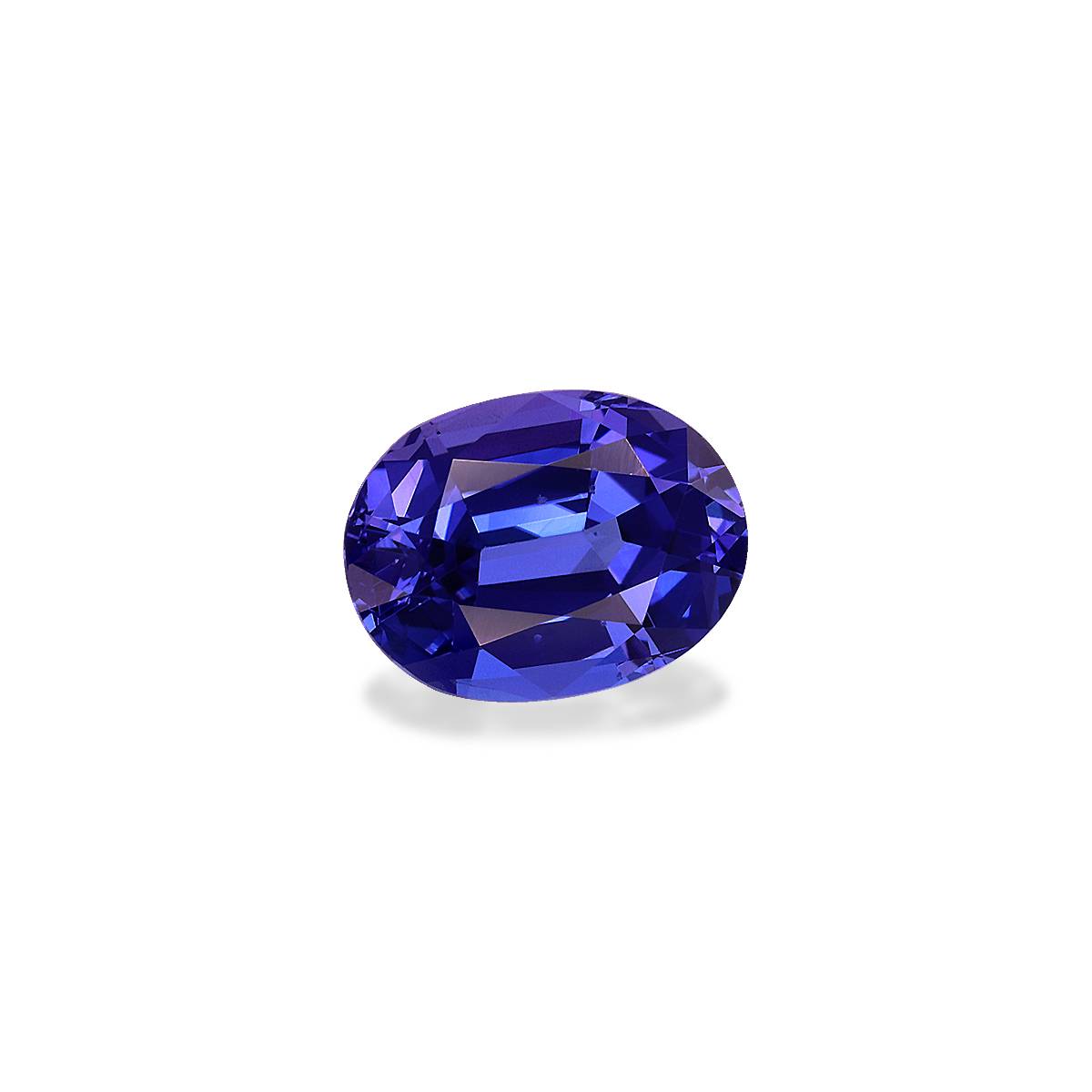 AAA+ violet blue tanzanite, 2.11ct oval cut — view 3