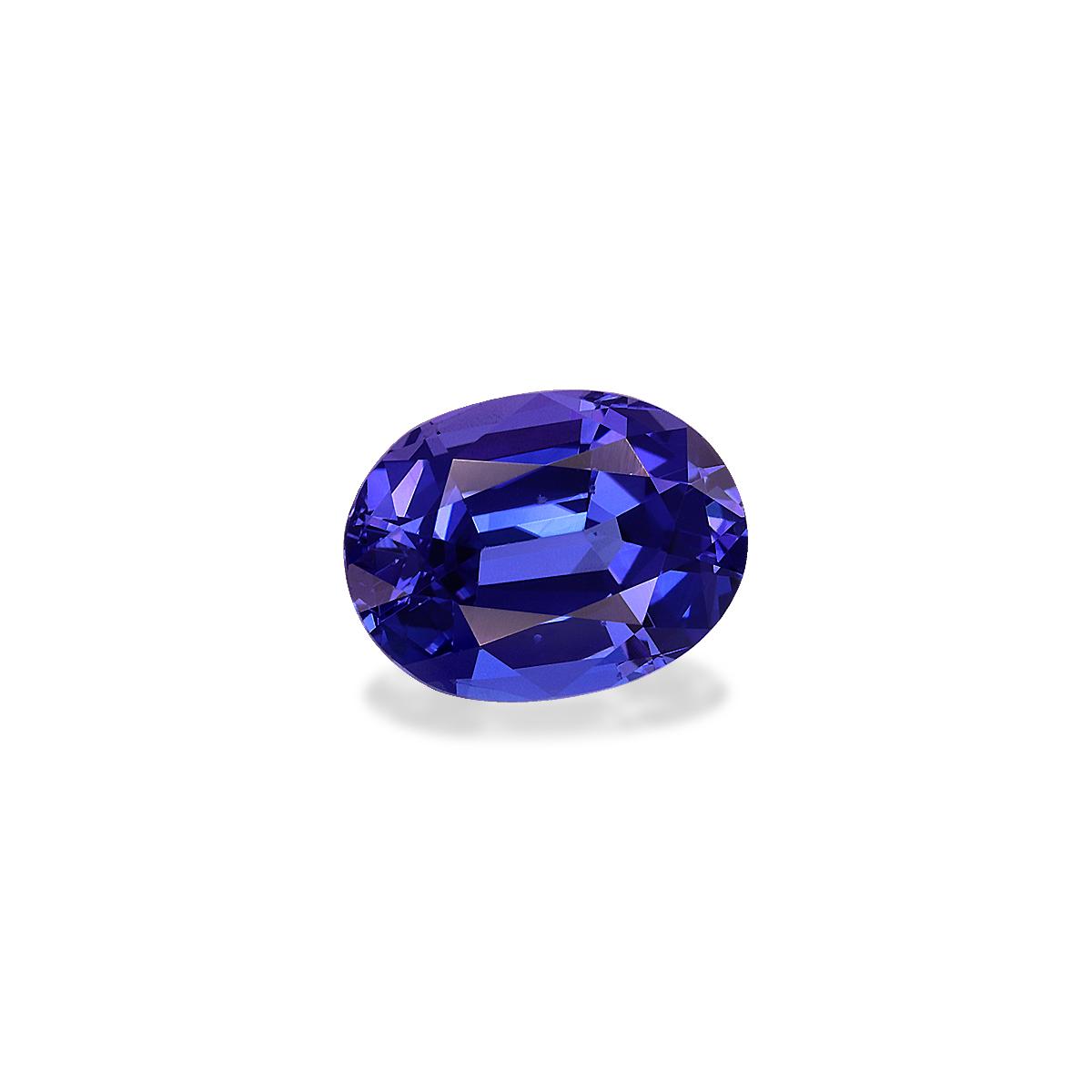 AAA+ violet blue tanzanite, 2.11ct oval cut — view 3