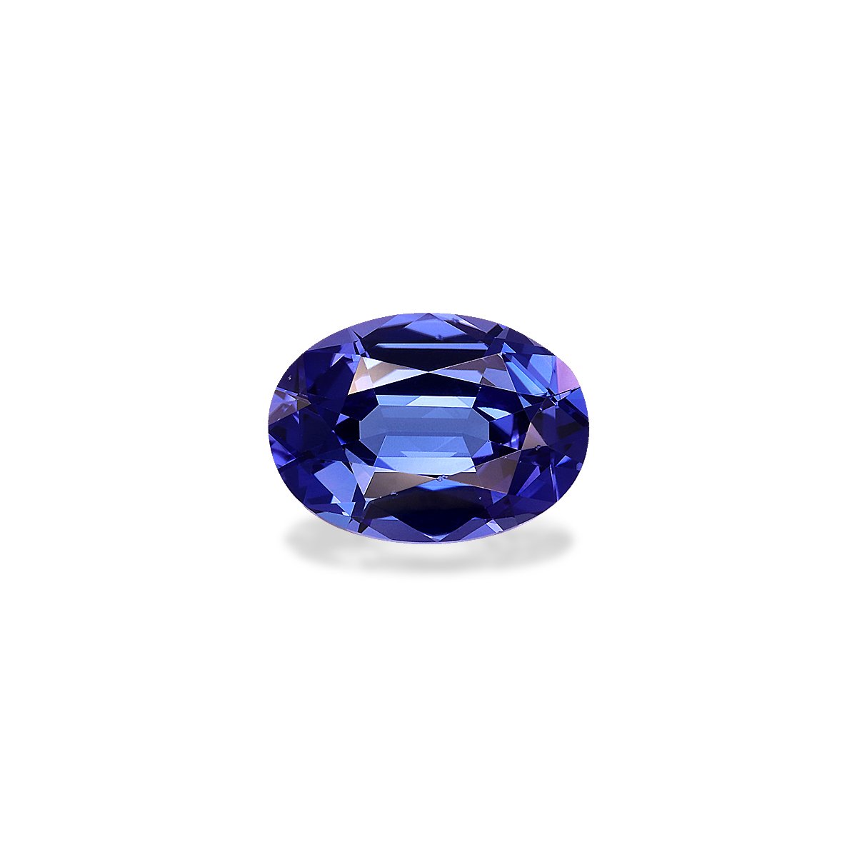 AAA+ violet blue tanzanite, 2.18ct oval cut — main view