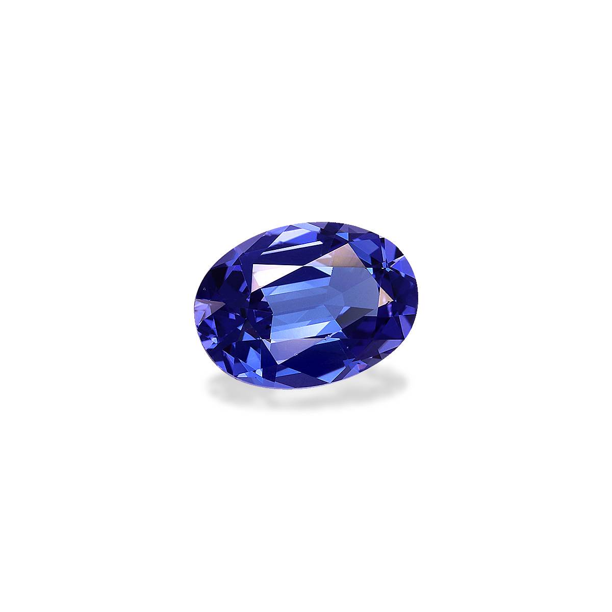 AAA+ violet blue tanzanite, 2.18ct oval cut — view 3