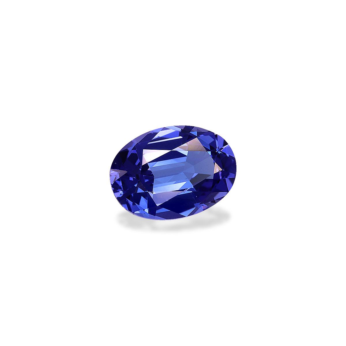 AAA+ violet blue tanzanite, 2.18ct oval cut — view 3