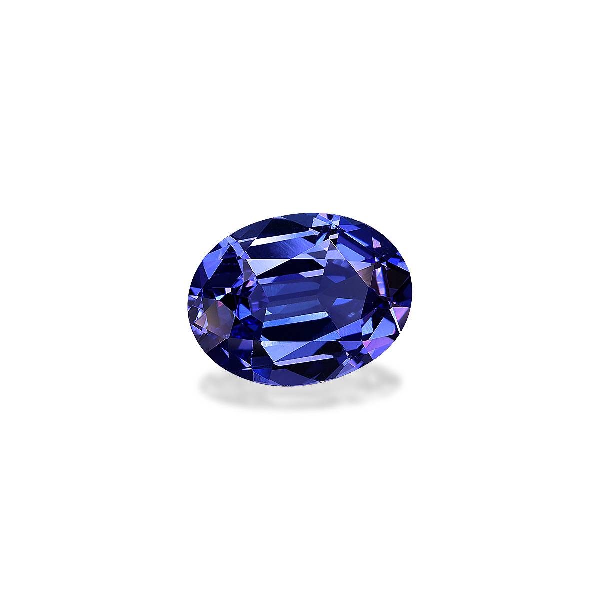 AAA+ violet blue tanzanite, 3.08ct oval cut — view 3