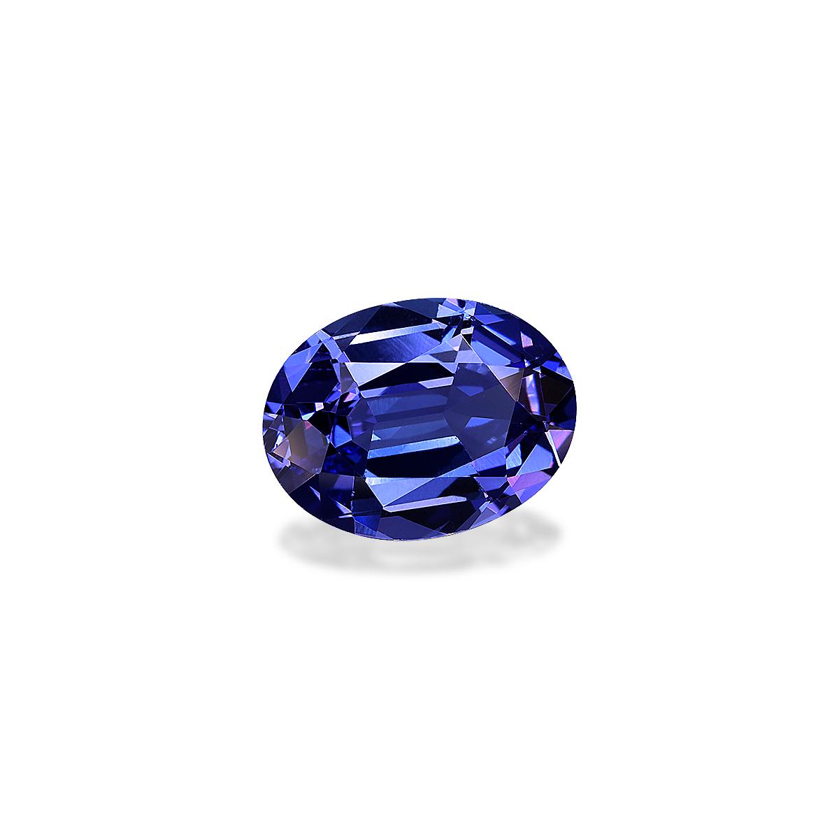 AAA+ violet blue tanzanite, 3.08ct oval cut — view 3