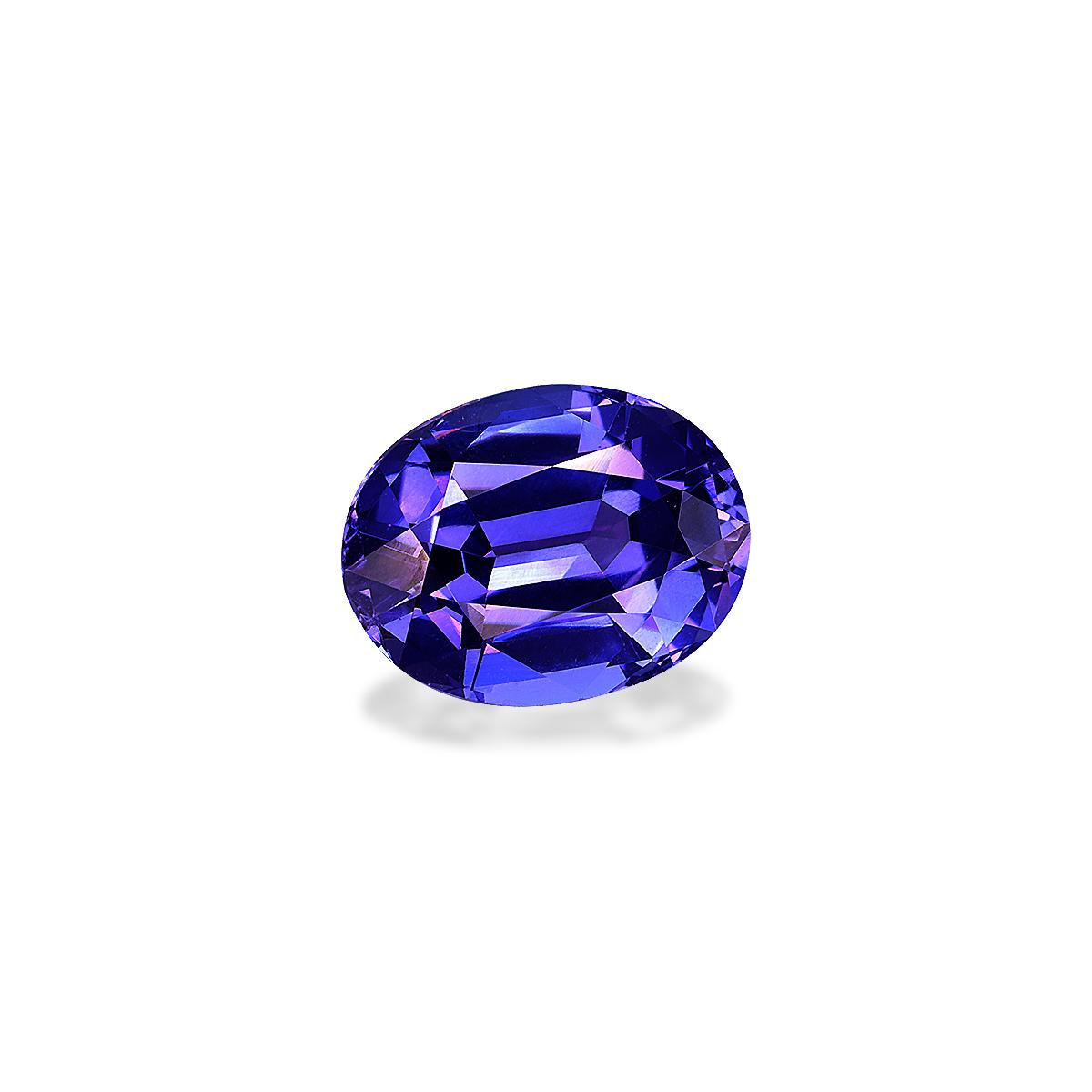 AAA+ violet blue tanzanite, 4.15ct oval cut — view 3