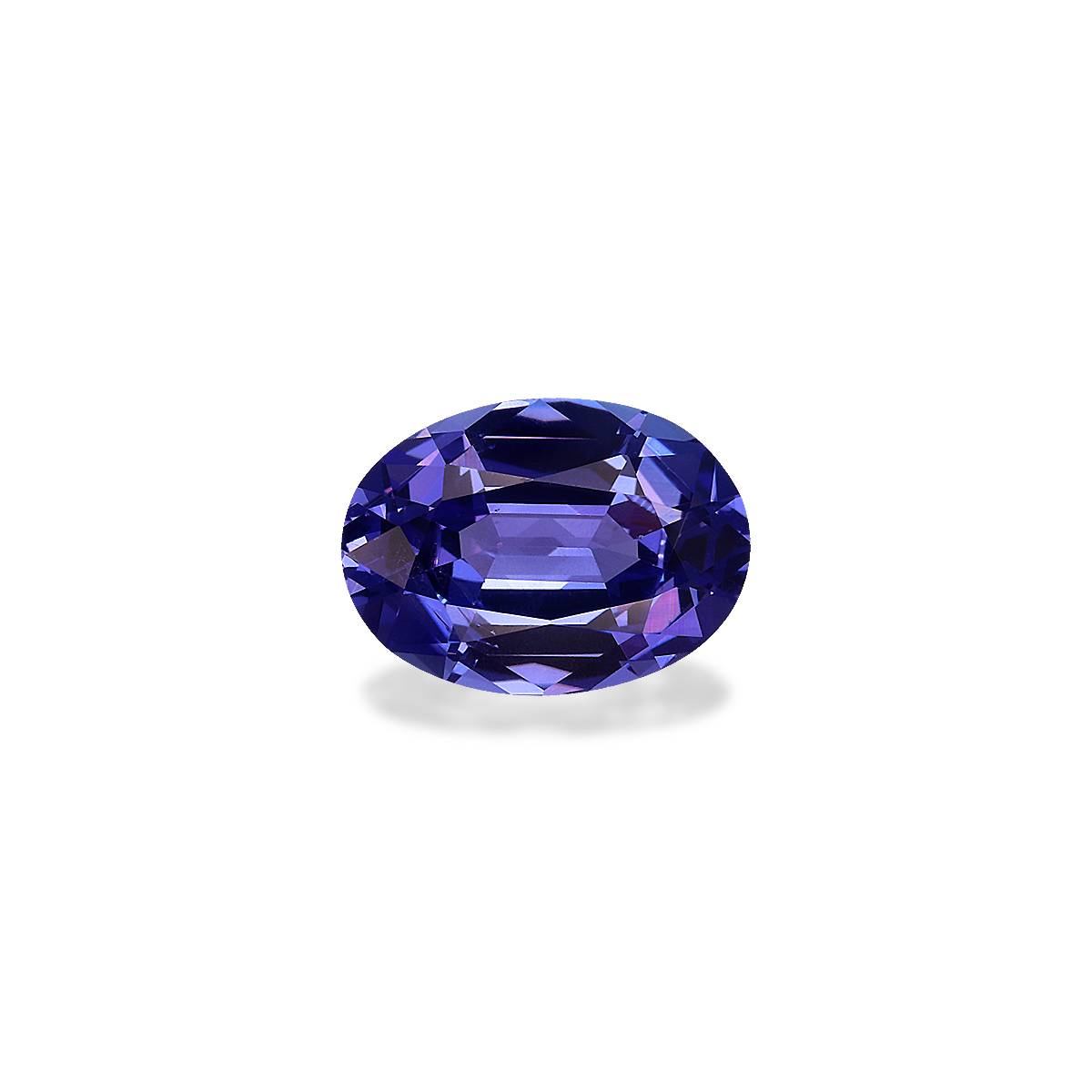 AA violet blue tanzanite, 2.35ct oval cut — main view