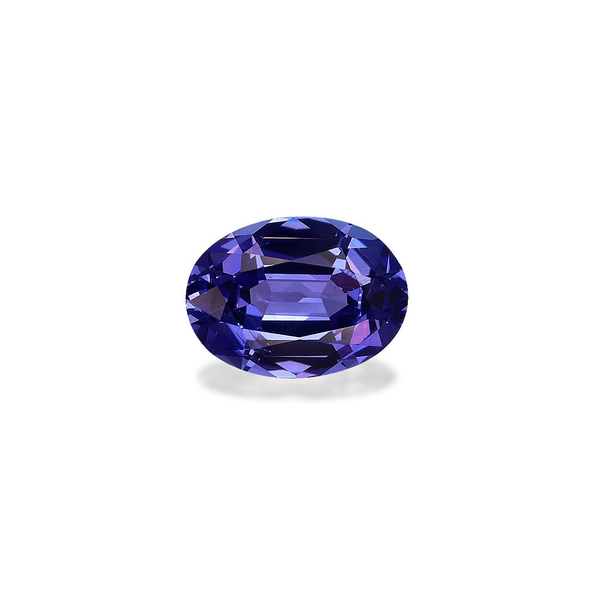 AA violet blue tanzanite, 2.35ct oval cut — main view