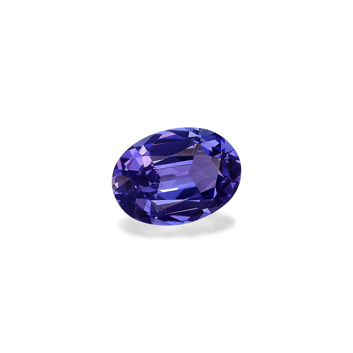 AA violet blue tanzanite, 2.35ct oval cut — view 3