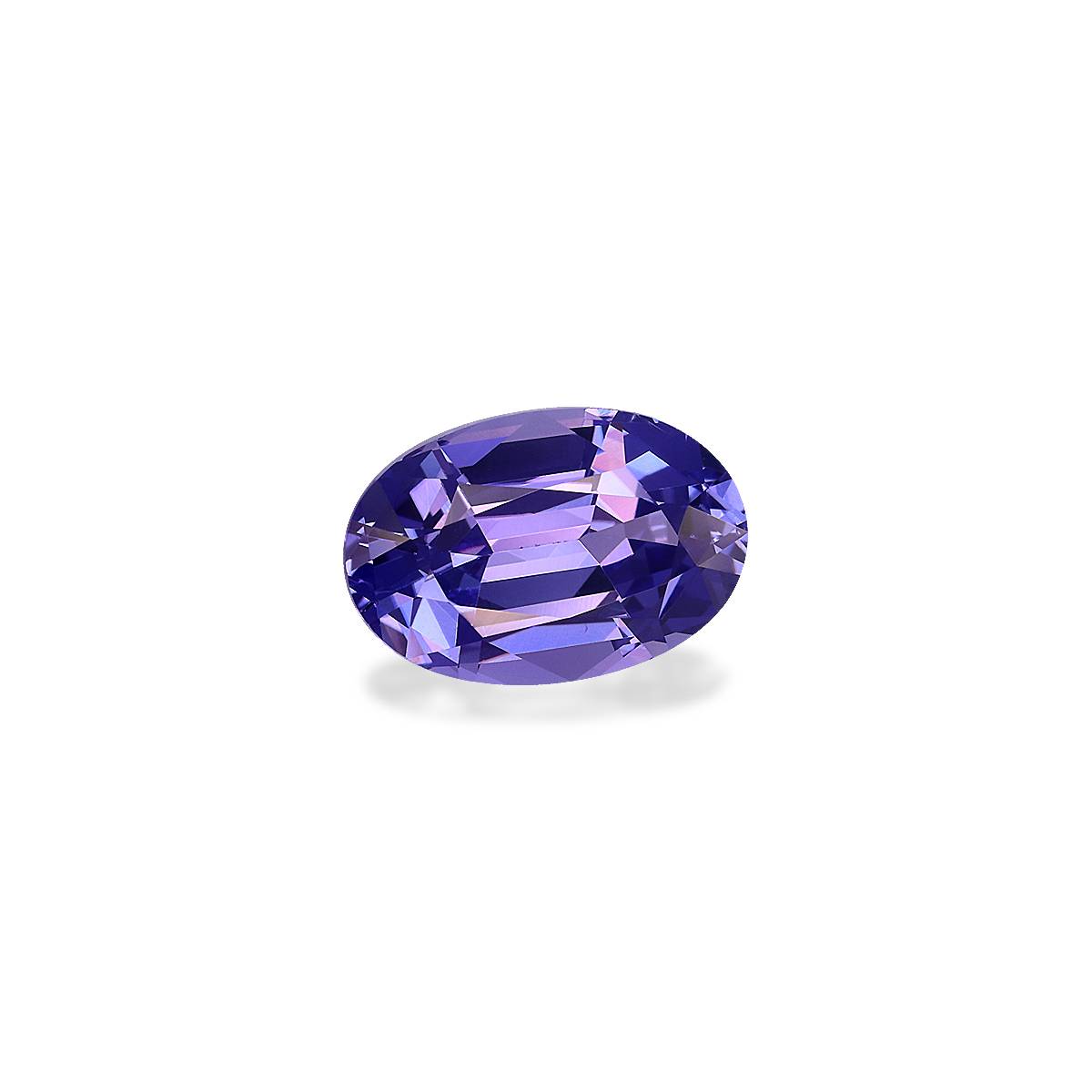 AA violet blue tanzanite, 3.6ct oval cut — view 3