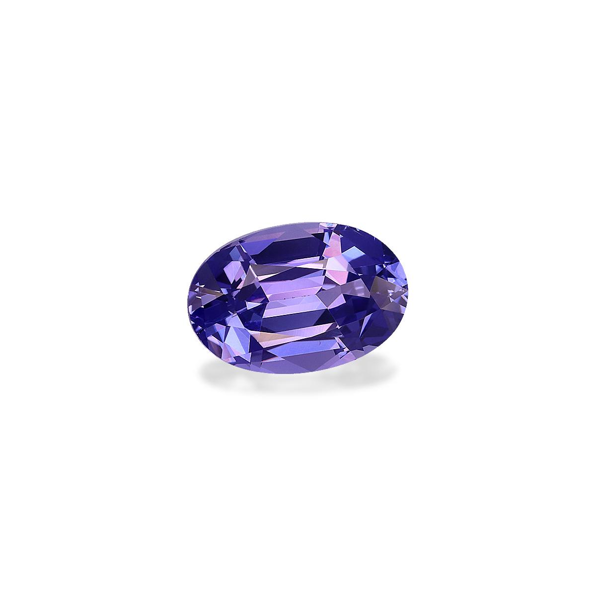 AA violet blue tanzanite, 3.6ct oval cut — view 3