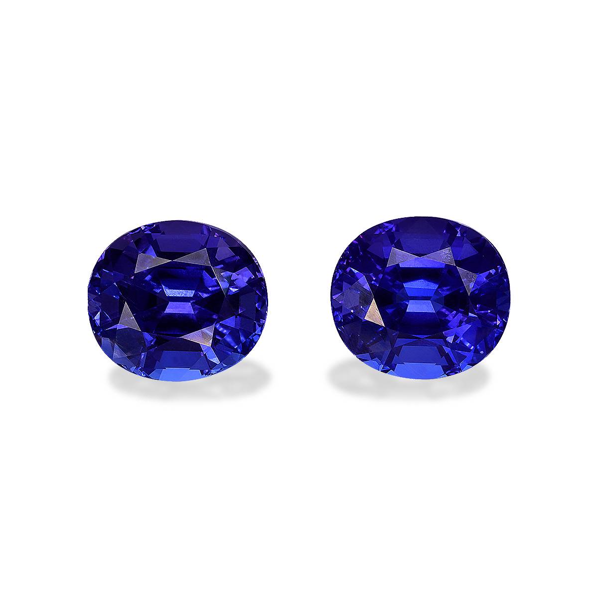 Blue Tanzanite 15.37ct Pair