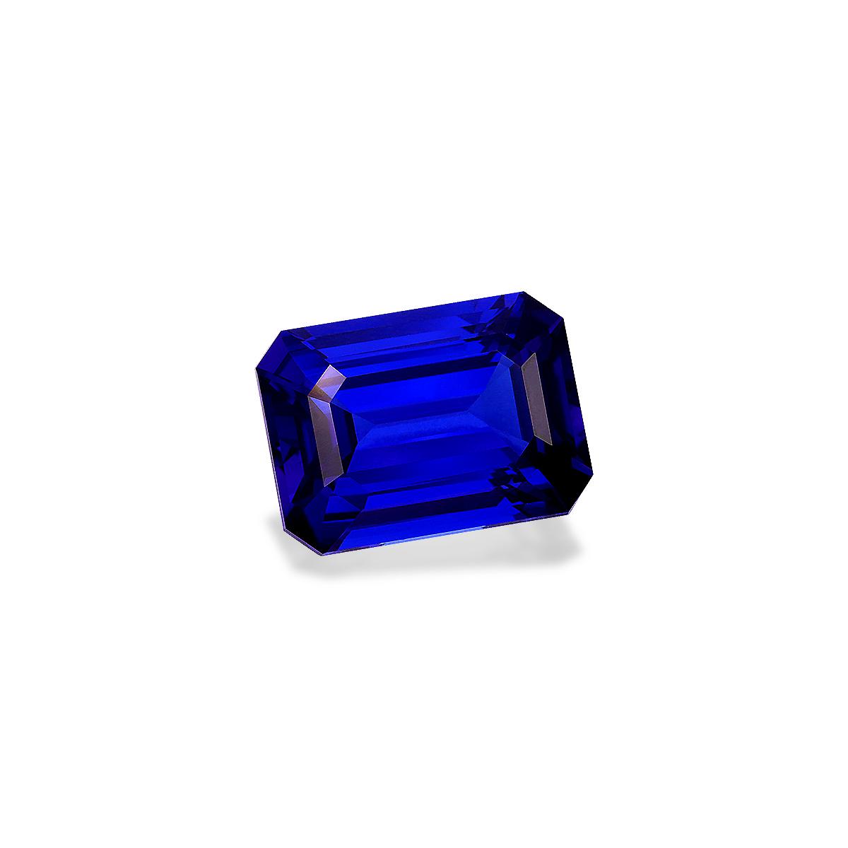 violet blue tanzanite, 24.52ct rectangular cut — view 3