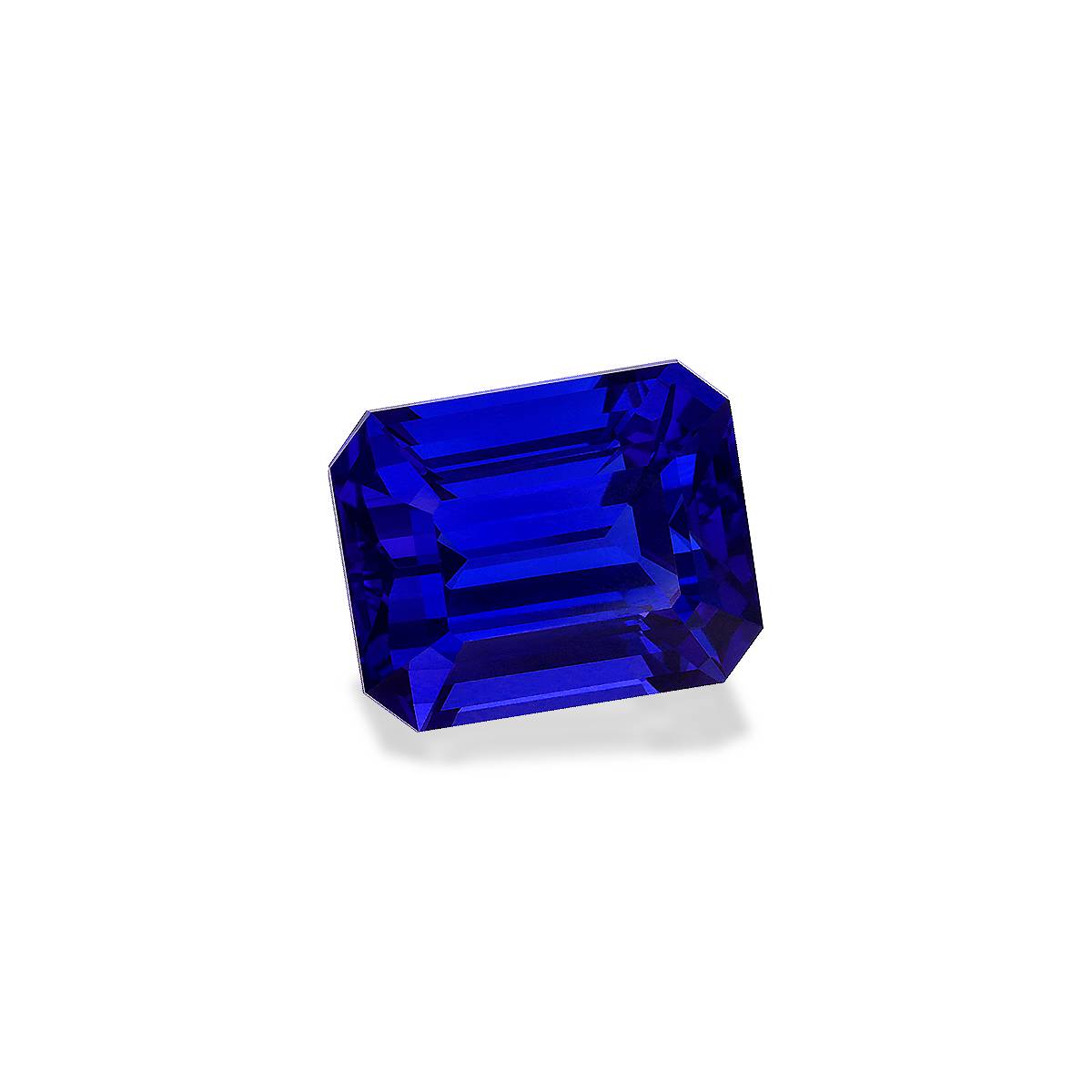 violet blue tanzanite, 24.57ct rectangular cut — view 3