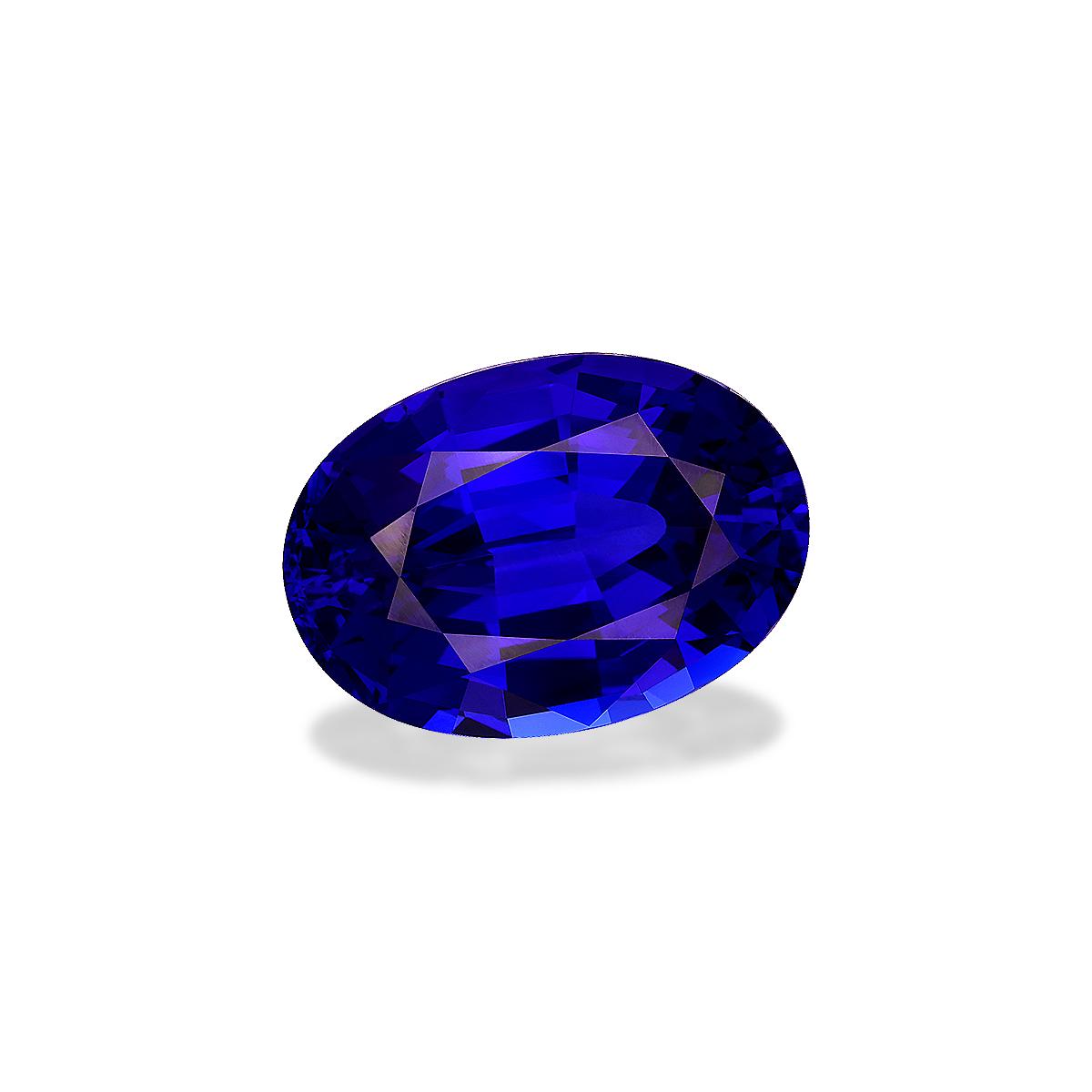 violet blue tanzanite, 48.05ct oval cut — view 3