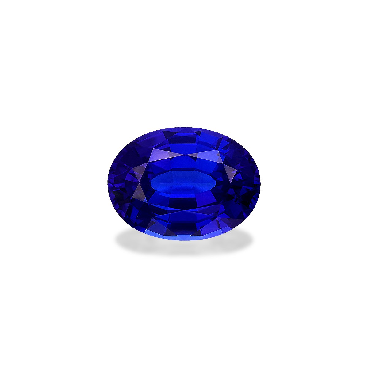 violet blue tanzanite, 31.02ct oval cut — main view