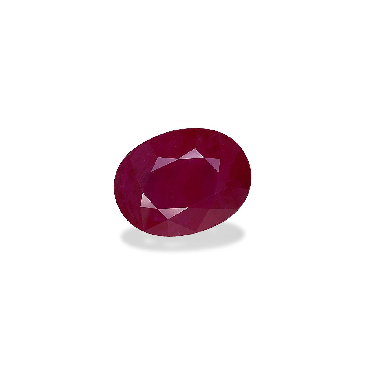 red burma ruby, 3.01ct oval cut — view 3