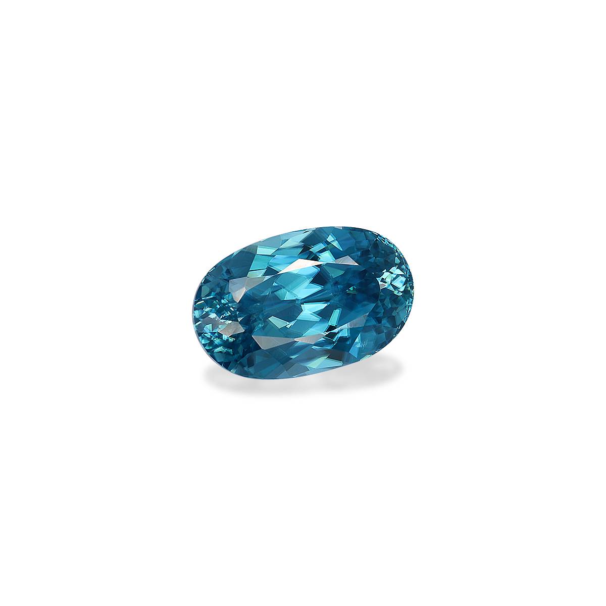 blue blue zircon, 7.26ct oval cut — view 3