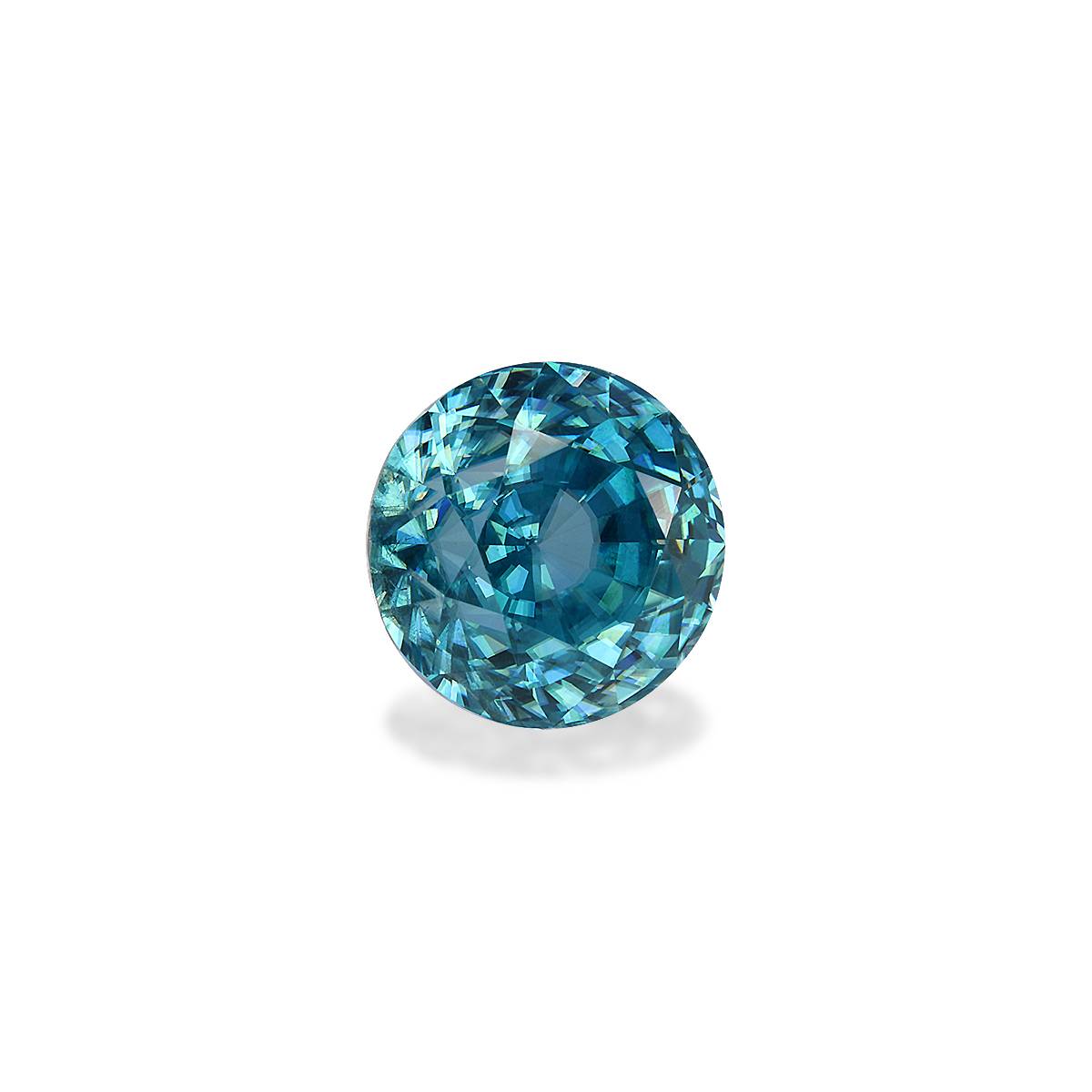 blue blue zircon, 5.01ct oval cut — view 3
