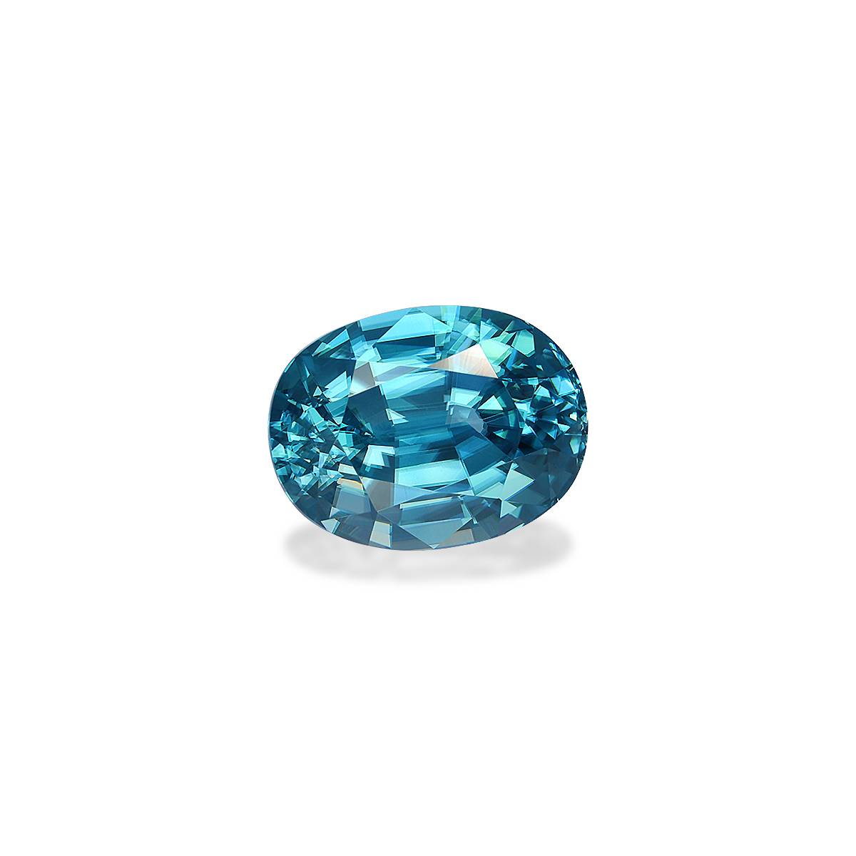 blue blue zircon, 6.26ct oval cut — view 3