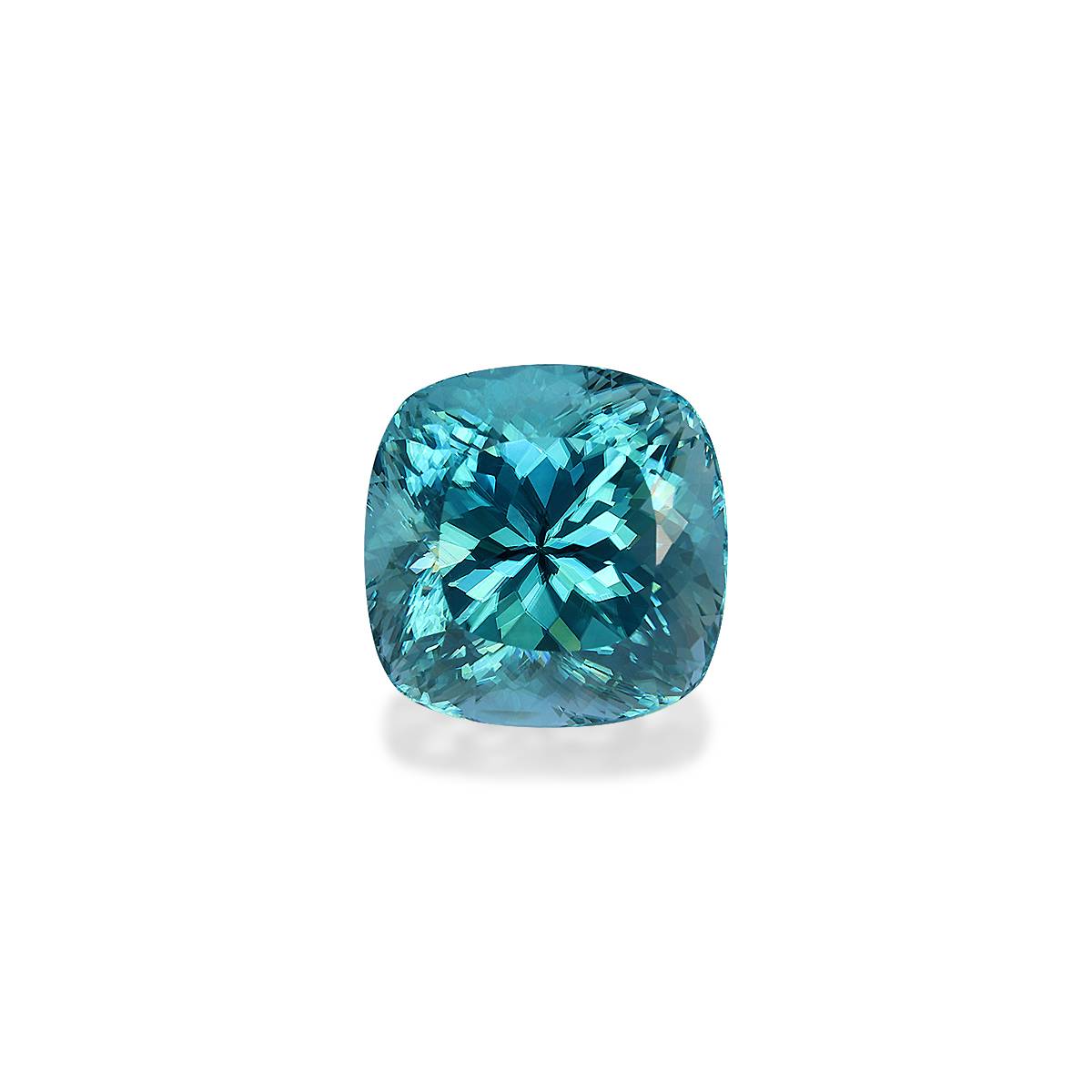 blue blue zircon, 6.97ct cushion cut — main view