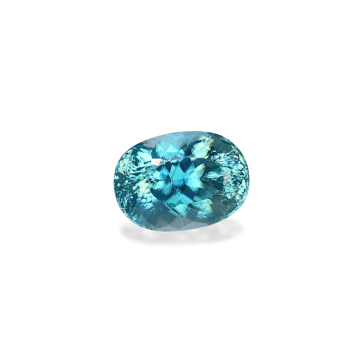 blue blue zircon, 6.17ct oval cut — view 3