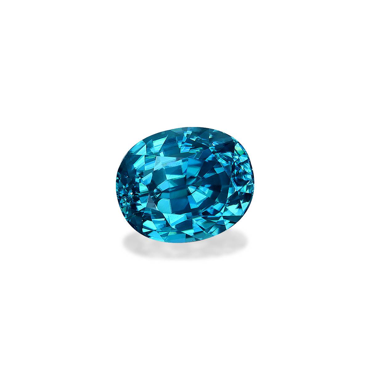 blue blue zircon, 5.21ct oval cut — view 3