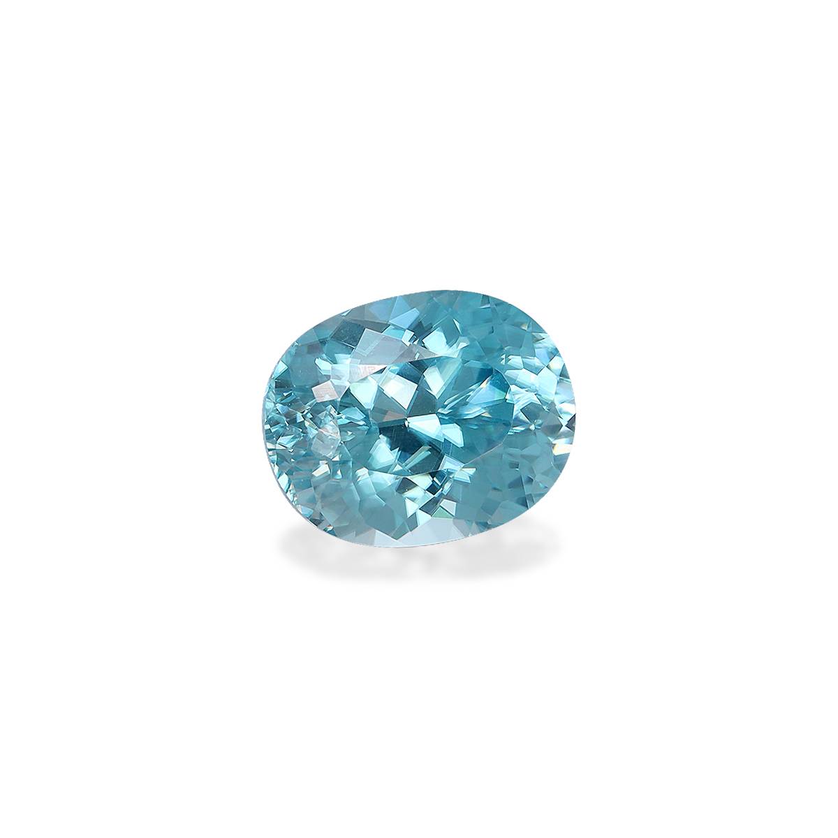 blue blue zircon, 5.5ct oval cut — view 3