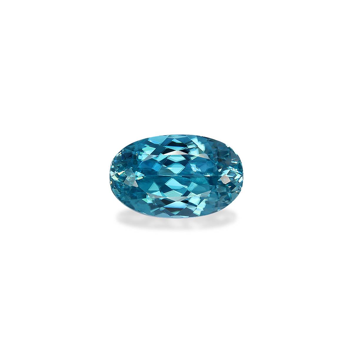 blue blue zircon, 3.33ct oval cut — main view