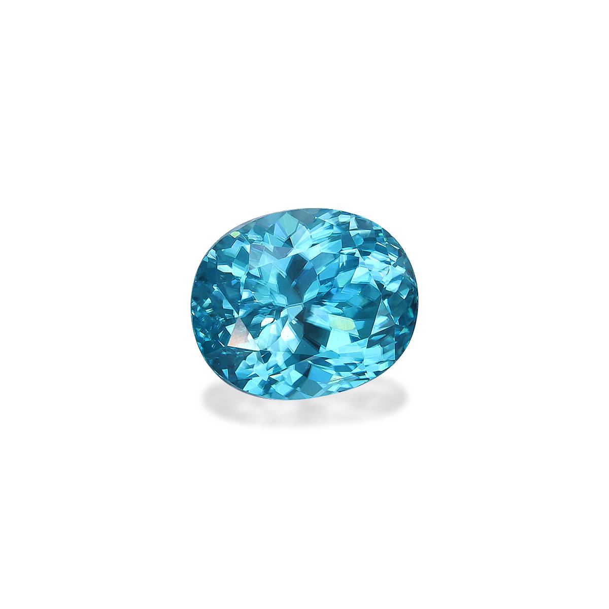 blue blue zircon, 5.63ct oval cut — view 3