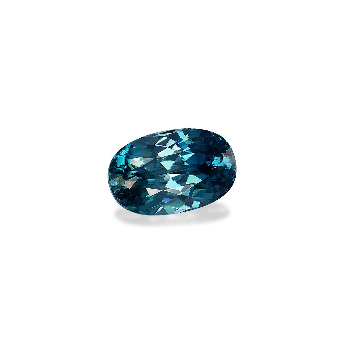 blue blue zircon, 7.17ct oval cut — view 3