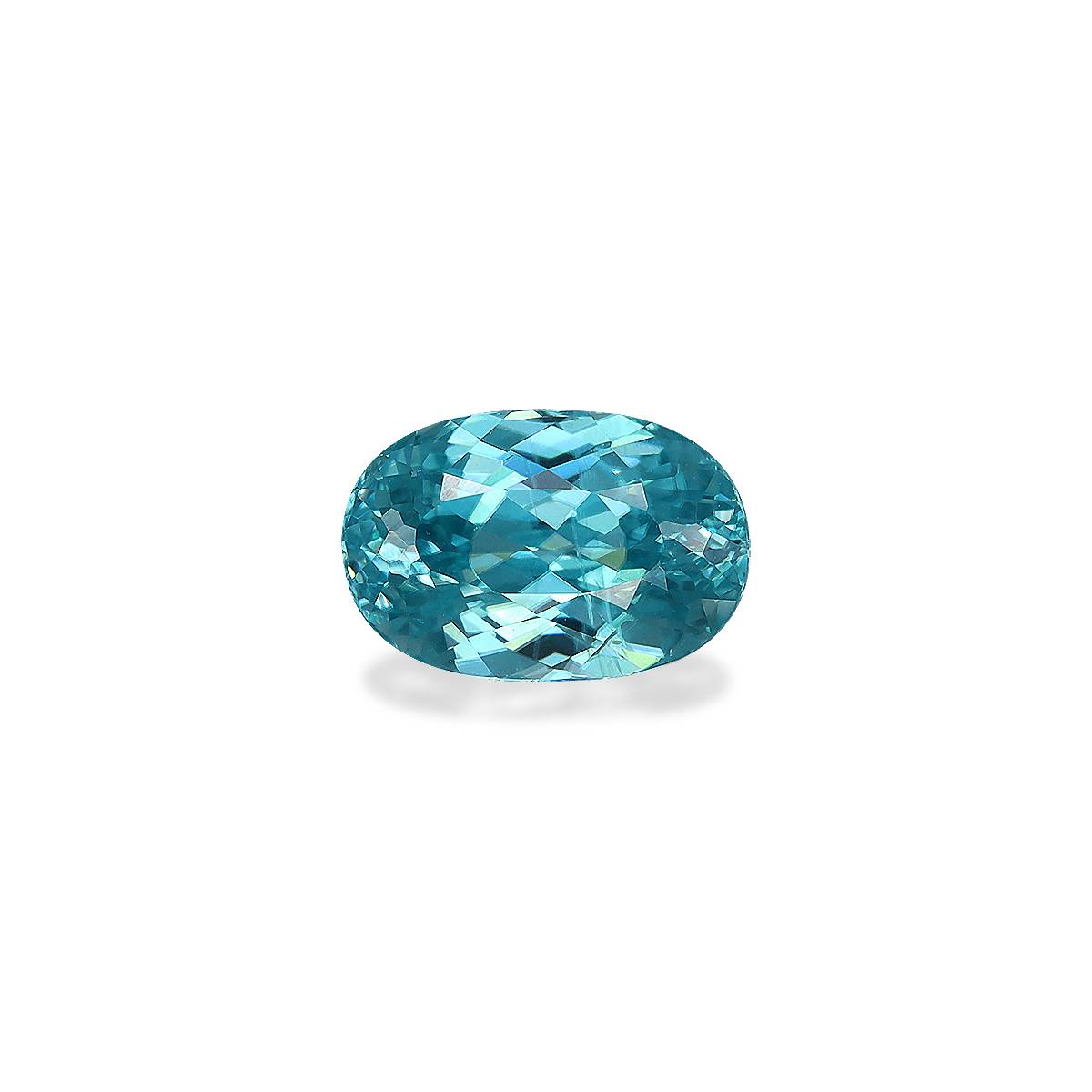 blue blue zircon, 2.99ct oval cut — main view