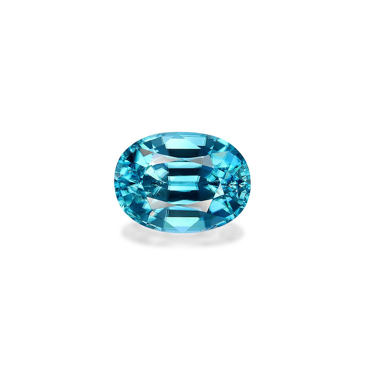 blue blue zircon, 5.67ct oval cut — main view
