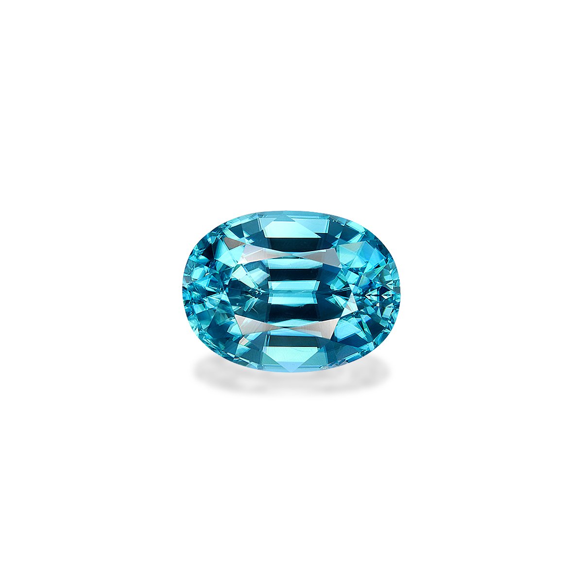 blue blue zircon, 5.67ct oval cut — main view