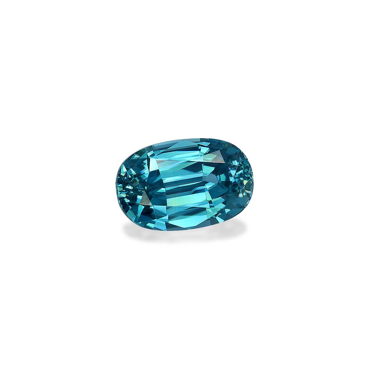 blue blue zircon, 5.05ct oval cut — view 3