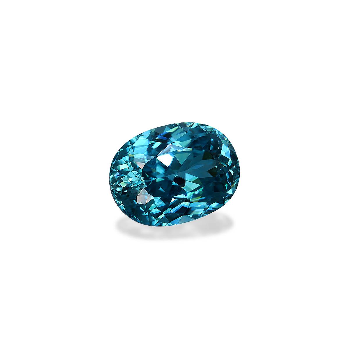blue blue zircon, 5.55ct oval cut — view 3