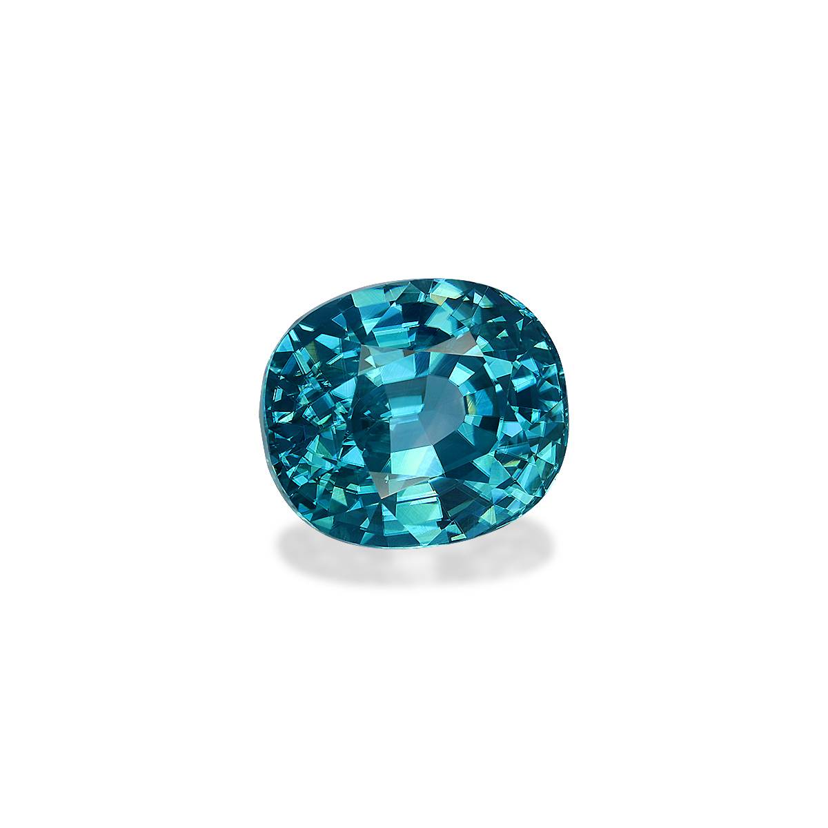 blue blue zircon, 6.92ct oval cut — view 3